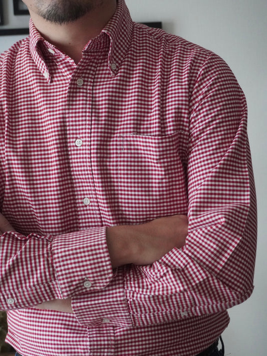 BLACK FLEECE Check Button-Down Shirt