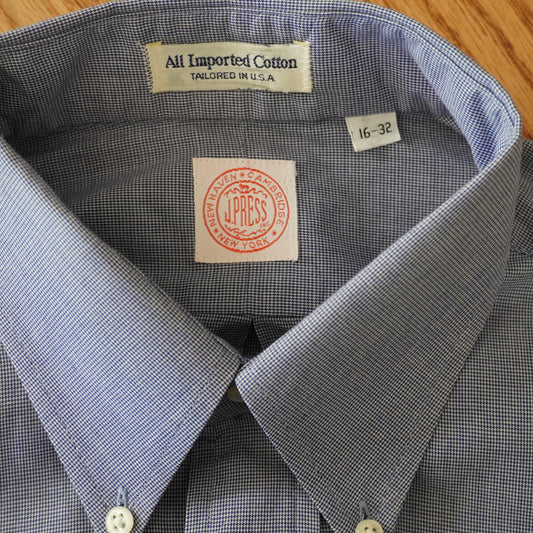 J.PRESS  Blue Check Shirt