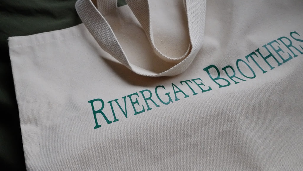 ～ “Rivergate Brothers” Cotton Canvas Tote ～