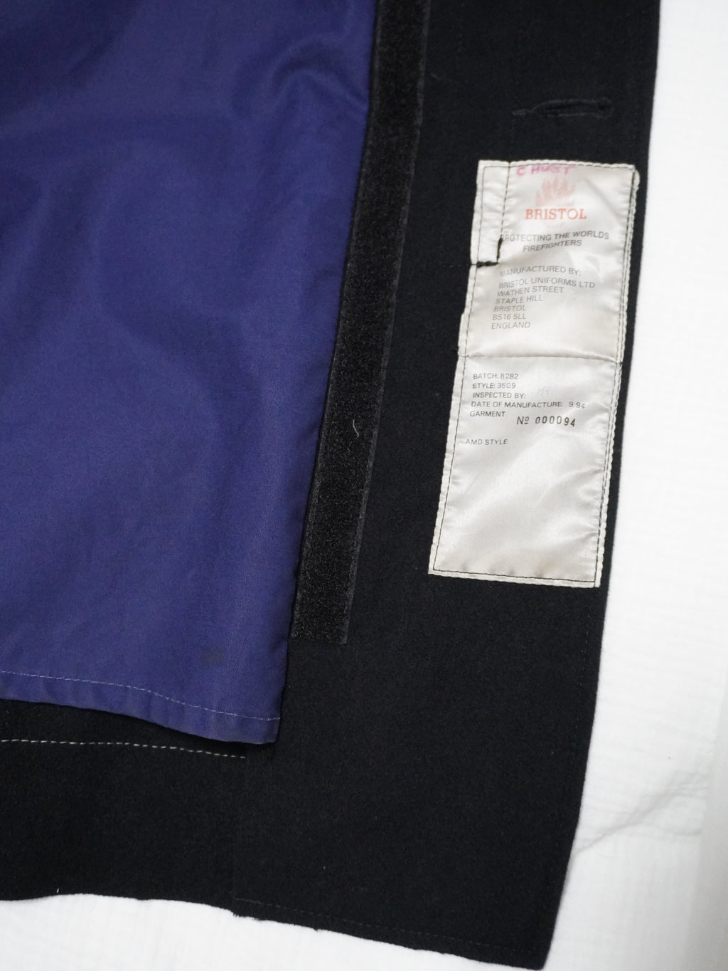 BRISTOL FIRE COAT