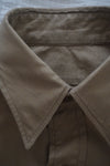 1950s U.S.ARMY Cotton Poplin Stand Up Collar Shirt