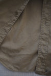 1950s U.S.ARMY Cotton Poplin Stand Up Collar Shirt