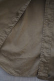 1950s U.S.ARMY Cotton Poplin Stand Up Collar Shirt