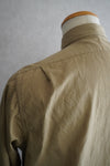 1950s U.S.ARMY Cotton Poplin Stand Up Collar Shirt