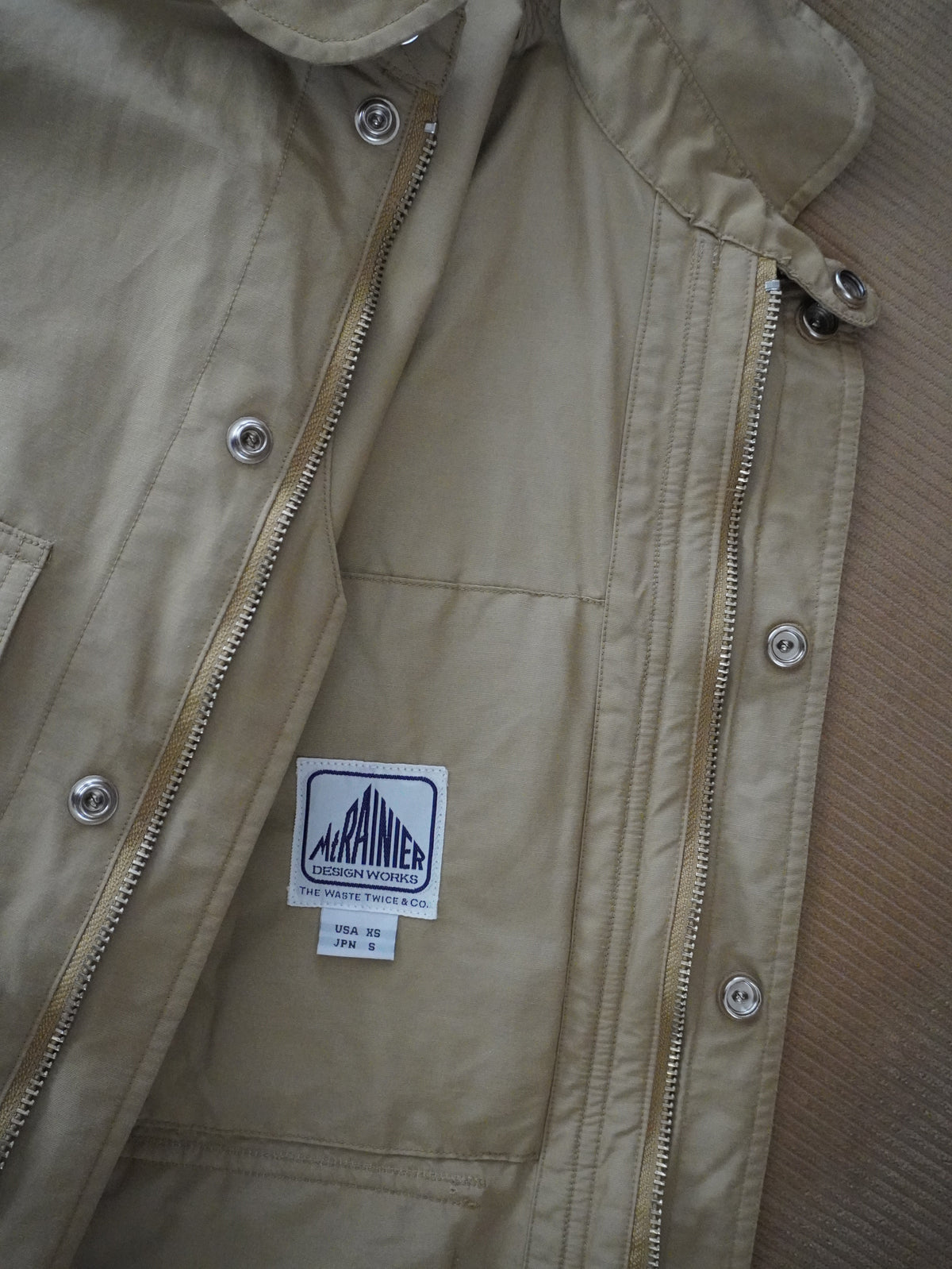 WASTE TWICE × Mt RAINIER DESIGN CALIFORNIAN 60/40 JACKET