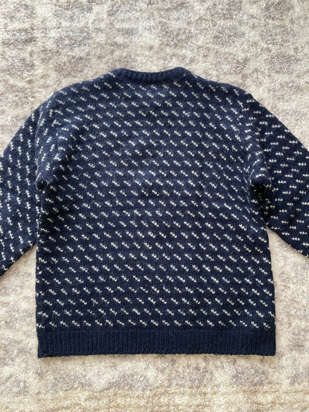 90s Birdseye Crew Neck Sweater