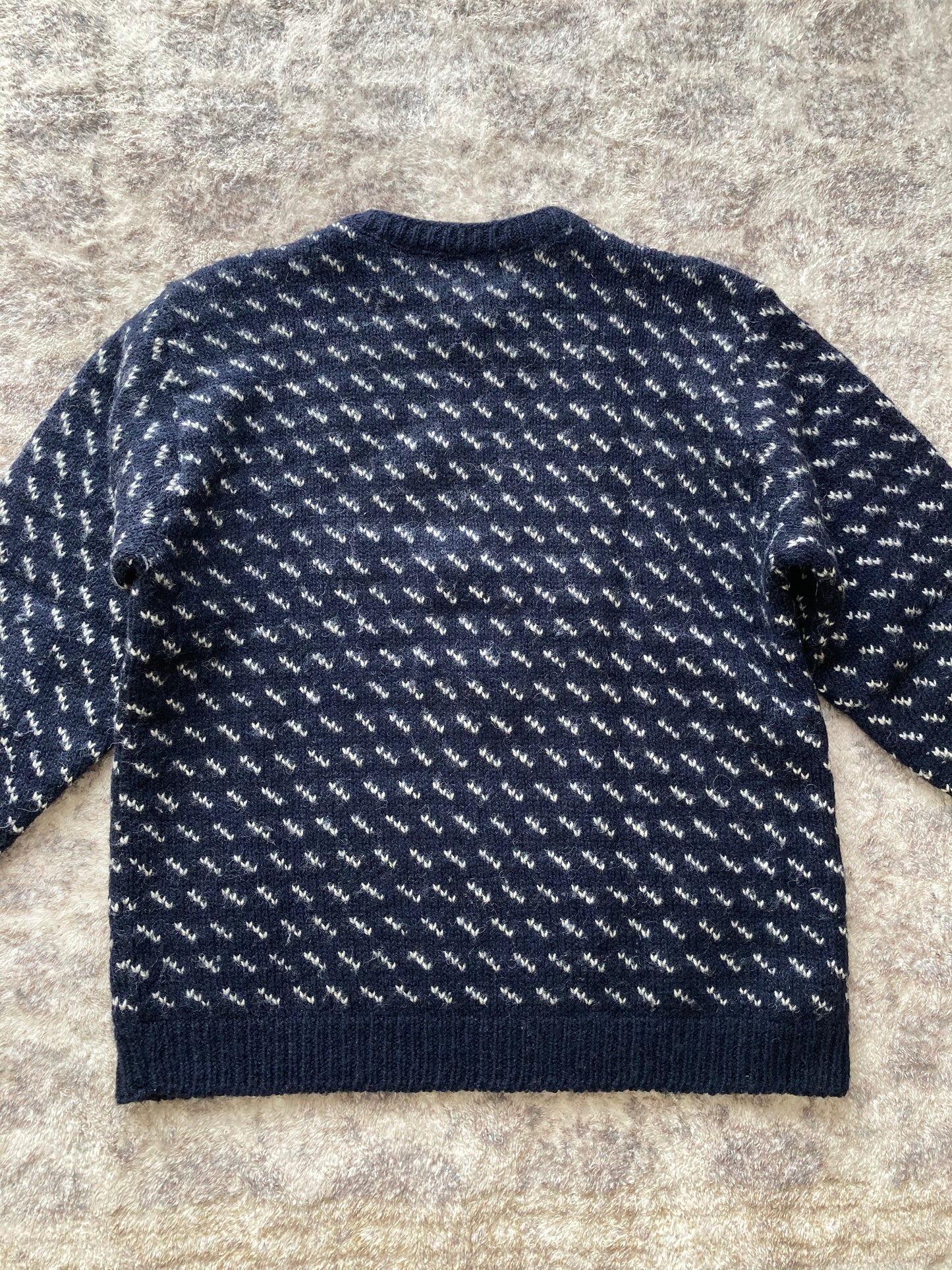 90s Birdseye Crew Neck Sweater