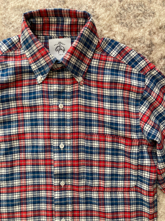 BLACK FLEECE Plaid Button-Down Shirt