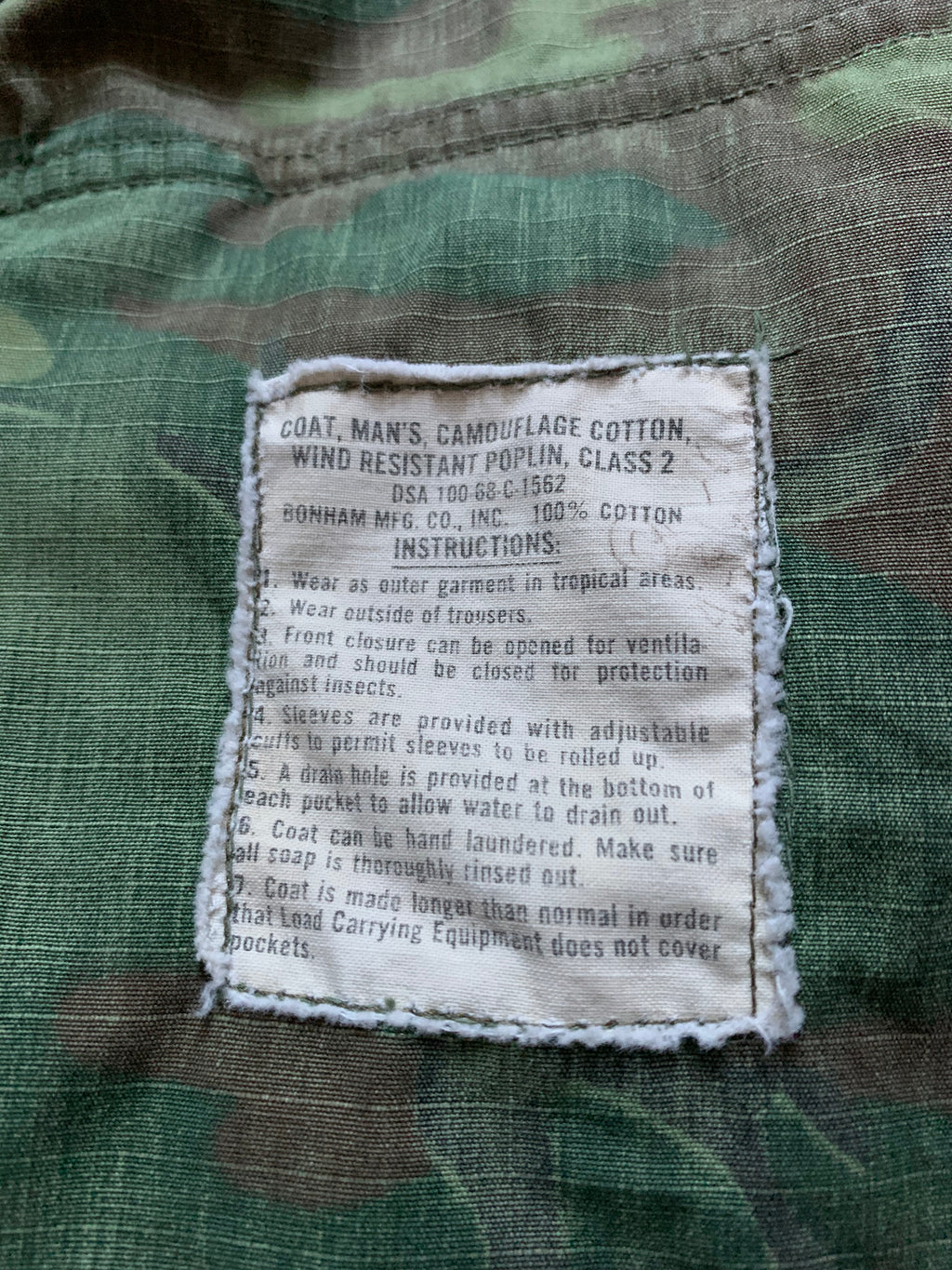 68s US ERDL Leaf Camo TCU JKT