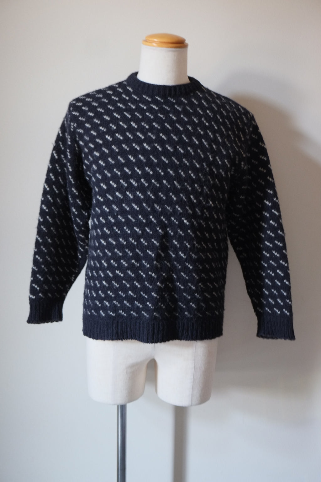90s Birdseye Crew Neck Sweater
