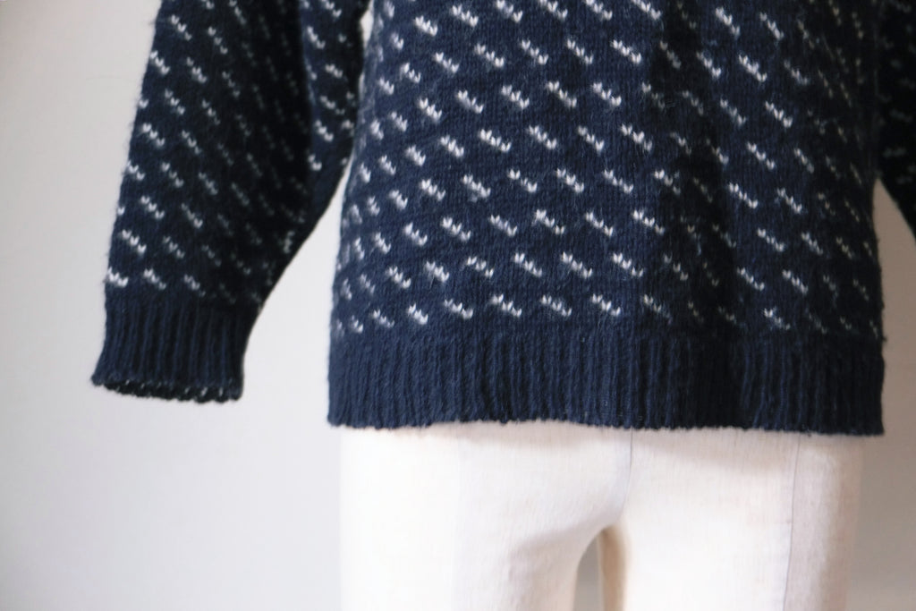 90s Birdseye Crew Neck Sweater