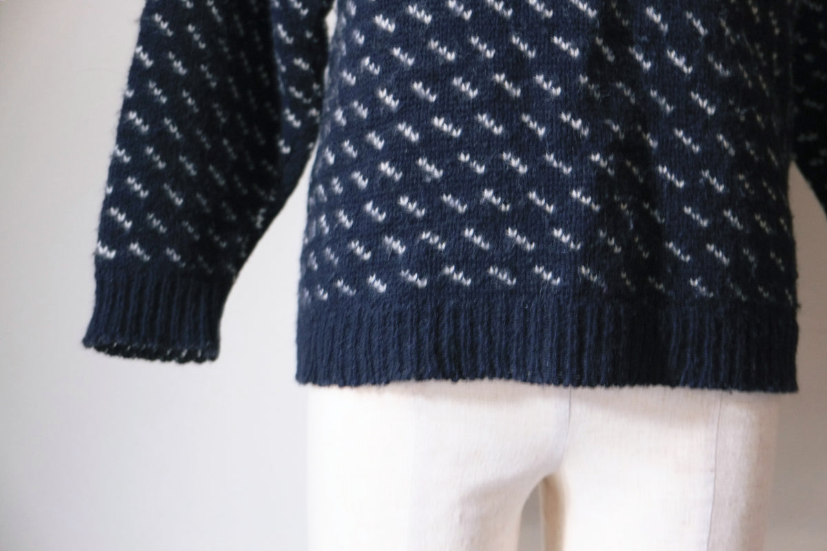 90s Birdseye Crew Neck Sweater