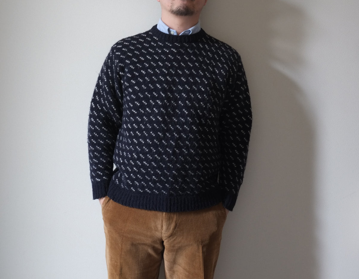 90s Birdseye Crew Neck Sweater