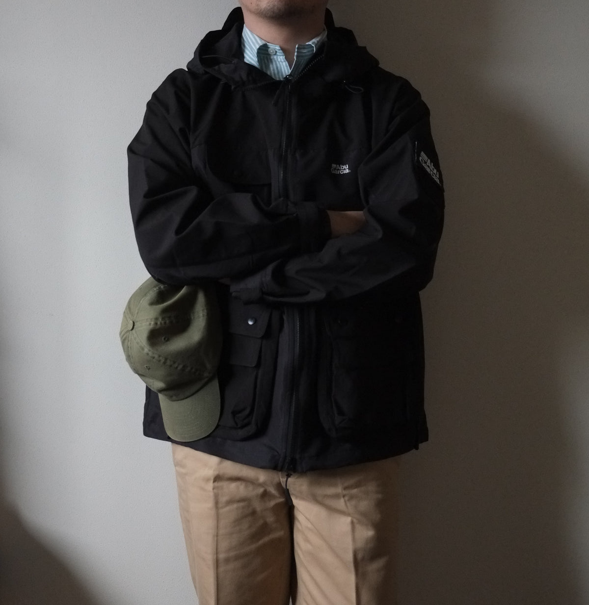 Water repellent fishing parka