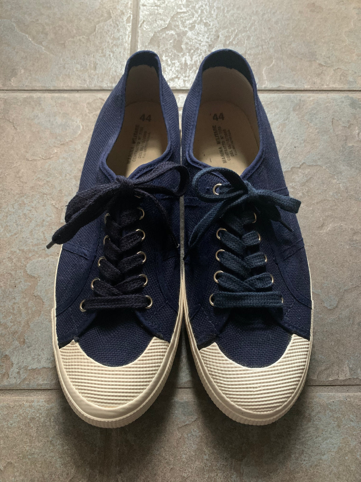 Italian Military Canvas Sneakers Dead Stock