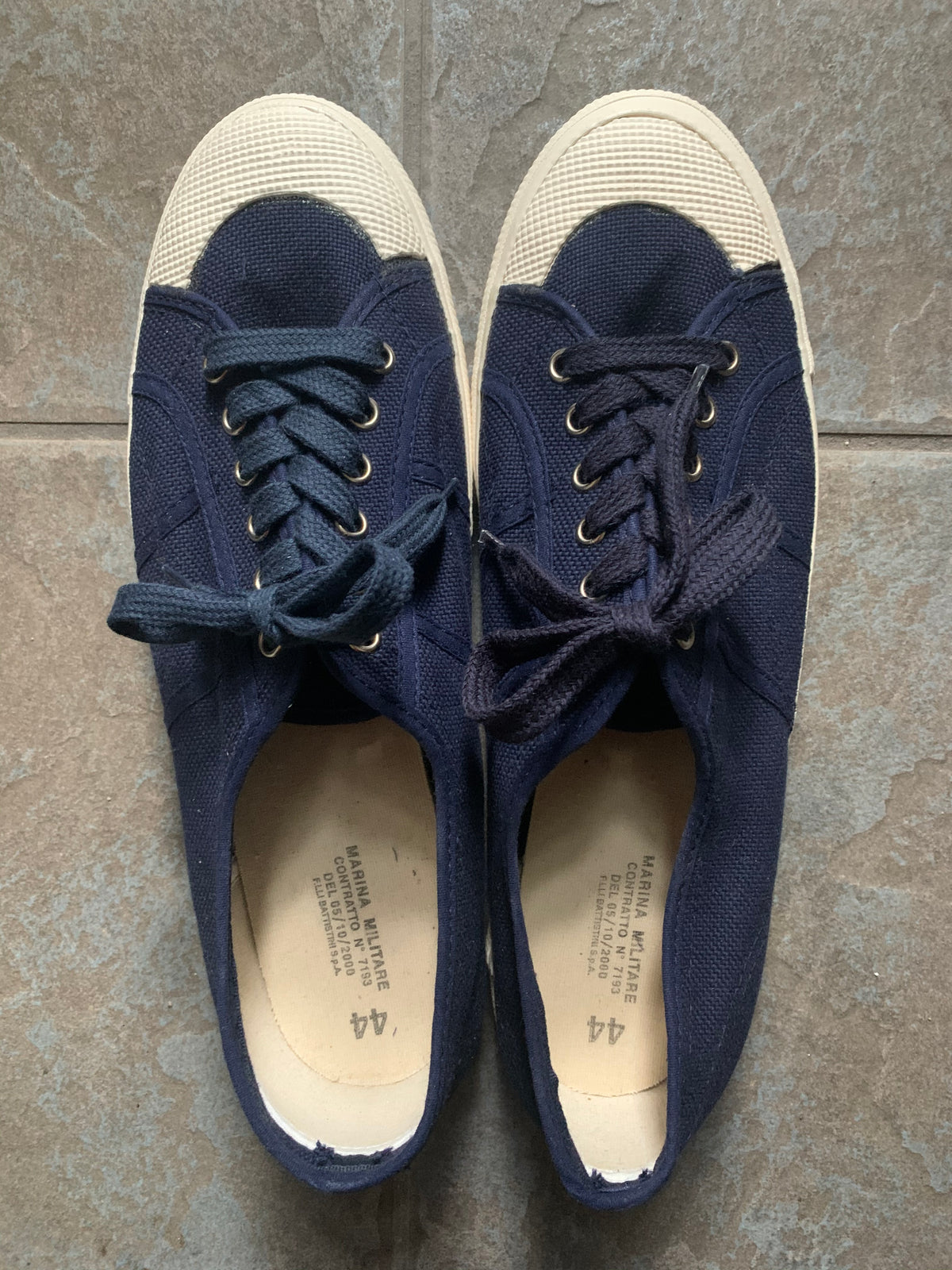 Italian Military Canvas Sneakers Dead Stock