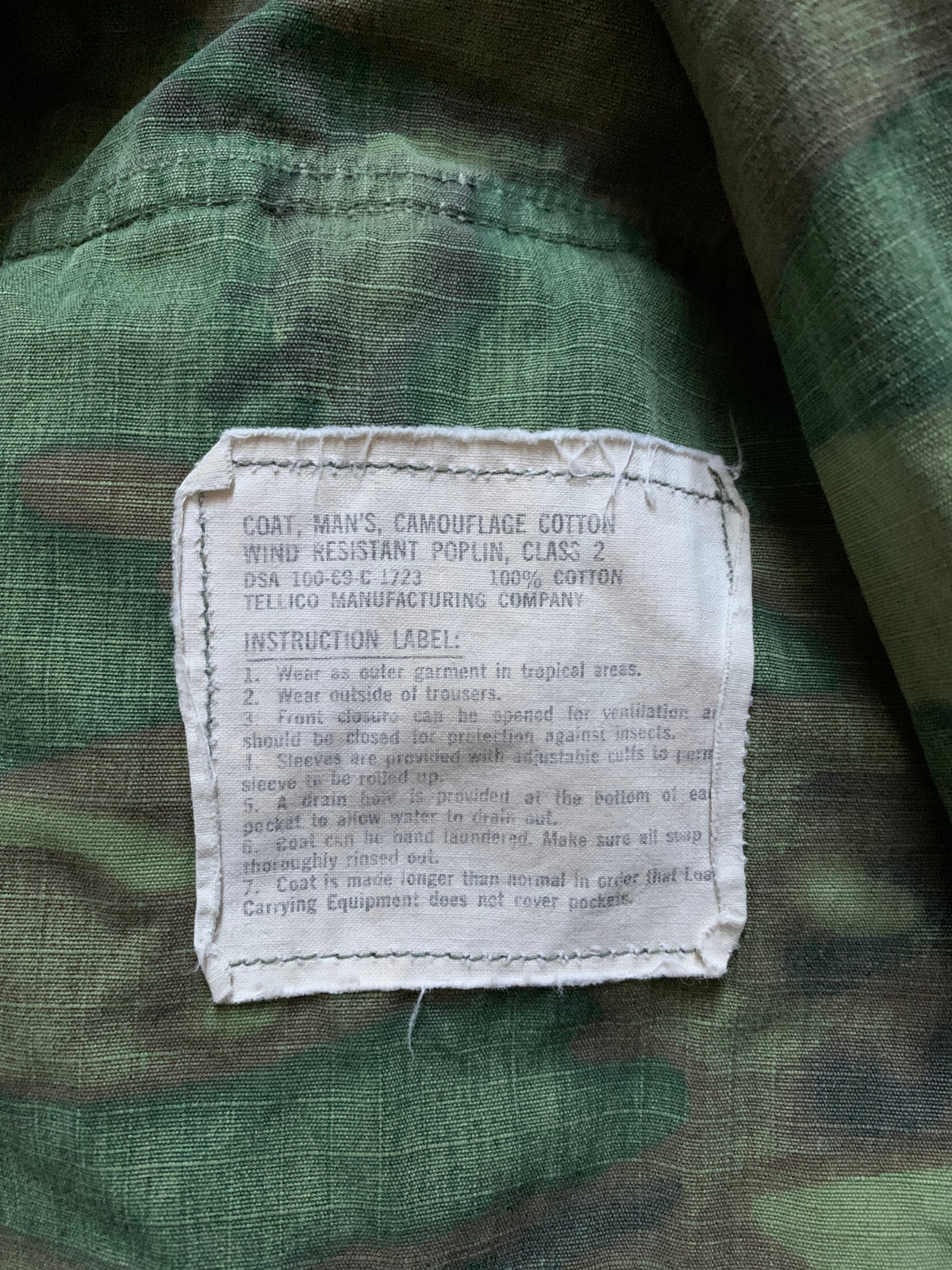 69s US ERDL Leaf Camo TCU JKT